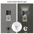 thumbnail image 3 of Balery Space Pattern LED Night Light with Automatic Sensor Plug in Night Light with Dusk-to-Dawn Light Sensor LED Nightlight 0.5W-UK, 3 of 7
