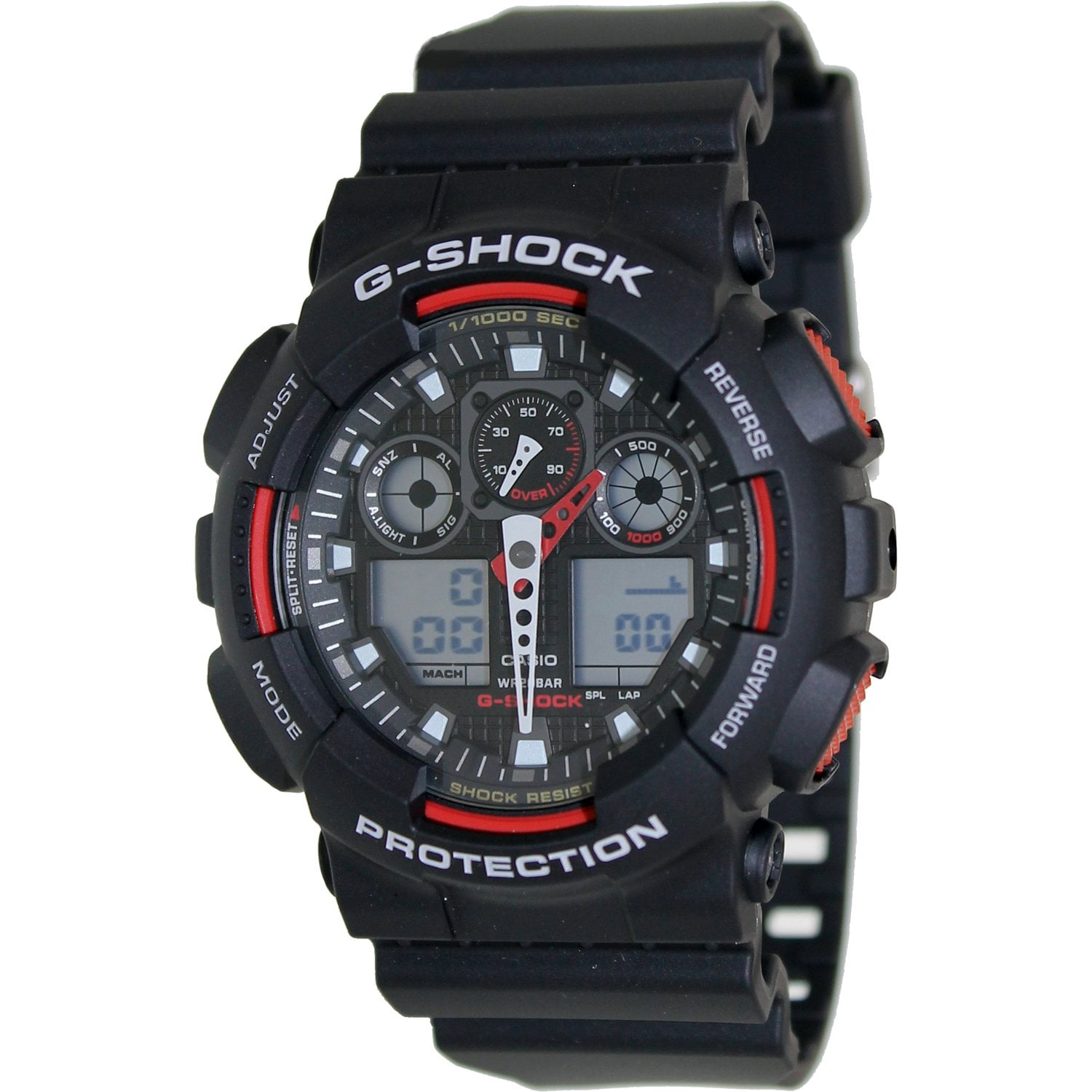Casio Men's G-Shock GA100-1A4 Digital Resin Quartz Sport Watch | Walmart Canada