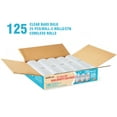 thumbnail image 2 of BEIDOU-PAC 33 Gallon Trash Bags, 125 Count, Heavy Duty Clear Plastic Recycling Bags, Unscented, 2 of 7