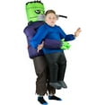 thumbnail image 2 of Scary Frankenstein Inflatable Costume for Kids (Age 6+), 2 of 4