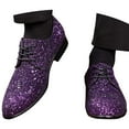 thumbnail image 3 of Men's Formal Dress Shoes Elegant Shiny Loafer Design Lace Up For Business Occasions, 3 of 7