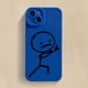 thumbnail image 1 of Funda de teléfono de dibujos animados Matchman para iPhone 11, 12, 13, 14 Pro Max, Mini, XR, XS, X, 7, 8 Plus, SE2020, funda de silicona TPU suave mate a prueba de golpes Fivean unisex, 1 of 2