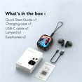 thumbnail image 4 of Bluetooth 6.0 In-Ear Earbuds, AI Translator, Noise-Cancelling, LED Touch Screen, 100+ Languages, IPX5 Waterproof, 4 of 16