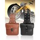 thumbnail image 2 of Large Capacity Motorcycle Bags Saddlebag Tool Pouch Pu For Honda/yamaha/suzuki - Black/brown, 2 of 5