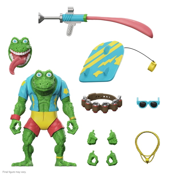 Super7 Ninja Turtles Ultimates Genghis Frog Figure 18cm