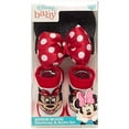 thumbnail image 4 of Disney Minnie Mouse Headband Flower Headwrap and Booties Gift Set for Baby Girls, Ages 0-12 Months, 4 of 4