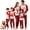Red Women, variant on Christmas Family Pajamas Matching Set Letter Elk Print Long Sleeve Tops and Plaid Pants Sleepwear
