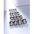 thumbnail image 6 of Screw Fit Ear Gauges Kit Surgical Steel Tunnel Expander Earrings Earlobe Plugs Stretching Body Piercing Jewelry Set for Women Men 14G-00G 8 Pairs, 6 of 7
