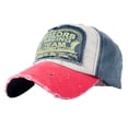 thumbnail image 1 of Qarigey Gorra de algodón para mujer y hombre, gorra de béisbol de algodón con letras lavables de verano a la moda, sombrero de retales, gorras de Sombreros Borde rojo de sandía Qarigey PS1252-10, 1 of 6