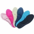 thumbnail image 3 of Flat Feet Arch Soft Support Shoe Insole Pad Breathable Elastic Massage Sponge Shoe Inlay Women, 3 of 9