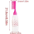 thumbnail image 5 of Botella aplicadora de tinte para el cabello con cepillo y peine para una coloración uniforme y sin manchas, dispensador de tinte para el cabello de salón, color negro., 5 of 5