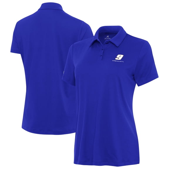 Women's-Antigua  Royal Chase Elliott Reprocess Polo
