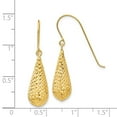 thumbnail image 3 of 14K Yellow Gold Earring Drop & Dangle Women'S 29 mm 8, 3 of 3