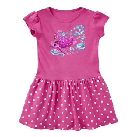

Inktastic Cute Pink Sea Turtle Gift Baby Girl Dress