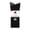 Black, variant on Champion Women’s Cotton Flex Cushion Crew Socks, 6 Pack, Sizes 4-10