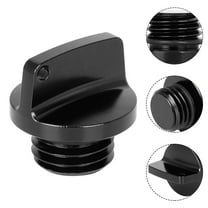 Motorcycle Engine Oil Filler Cap Screw Cover Replacement Black Fangkenuo