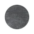 thumbnail image 3 of Unique Loom Soft Solid Shag Collection Area Rug - Aras (4' 1" Round Pebble Gray), 3 of 6