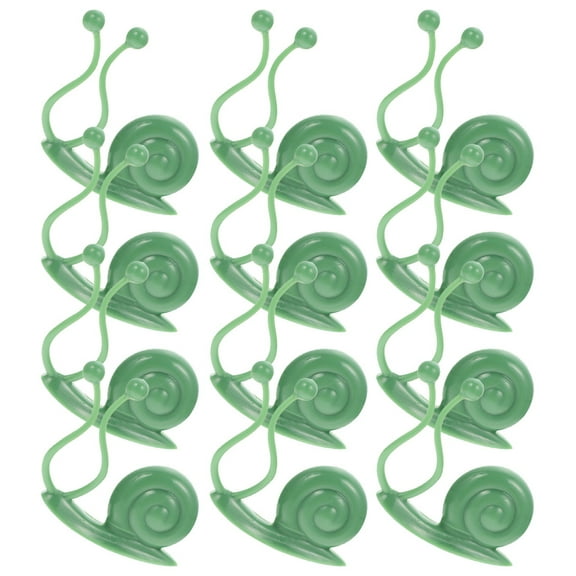 unbranded  50 Pcs Pothos Wall Climbing Hook Trellis Plant Supports Green