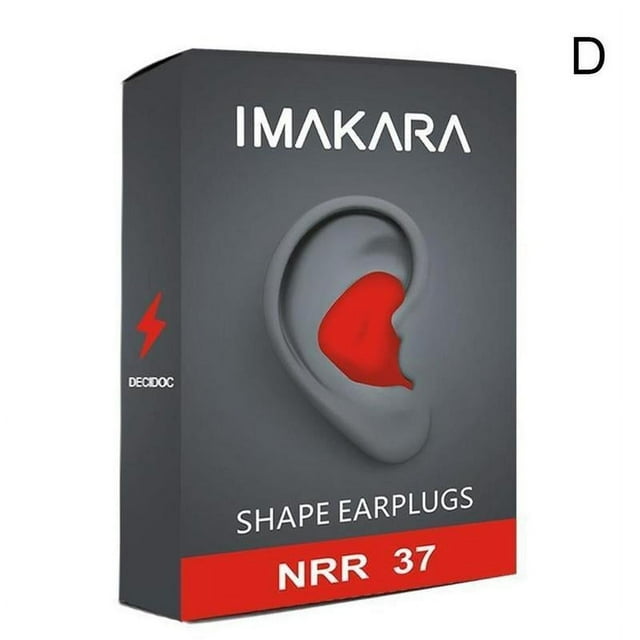 Bouchons d'Oreilles en Silicone, Bouchons d'Oreilles Insonorisants Confortables 1 Protection Auditive L0B4