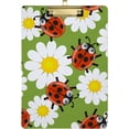 thumbnail image 1 of FMSHPON Ladybirds Flowers Clipboard Hardboard Wood Nursing Clip Board and Pull for Standard A4 Letter 13x9 inches, 1 of 7
