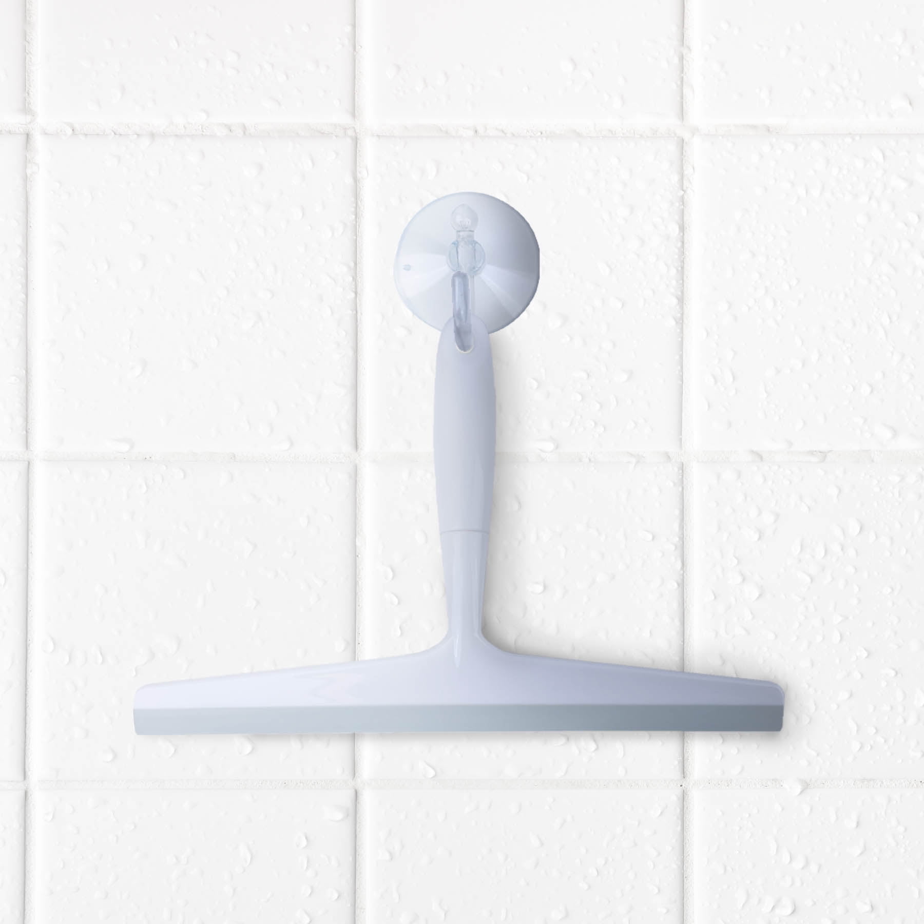 Mainstays Shower Squeegee, White