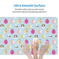 thumbnail image 4 of Naloa Happy Easter Gaming Mouse Pad Large Mouse Mat Long Extended Desk Pad Non-Slip Rubber Mice Pads Stitched Edges Thin Pad (16x29.5 Inch), 4 of 8