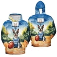 thumbnail image 3 of Happy Father's Day Boston Terrier Playing Basketball with Best Dad Jersey All Over Print 3D Hoodie Unisex Merch Hoodies Gentleman Dog Lover Gifts - 13006, 3 of 6