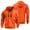 234#Orange, variant on Men's Tactical Hoodies Quarter Zip Long Sleeve Hooded Vintage Casual Sweatshirts with Pockets Orange XL