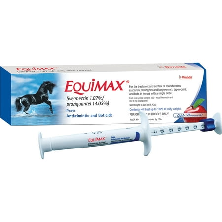 EQUIMAX DEWORMER PASTE FOR HORSES