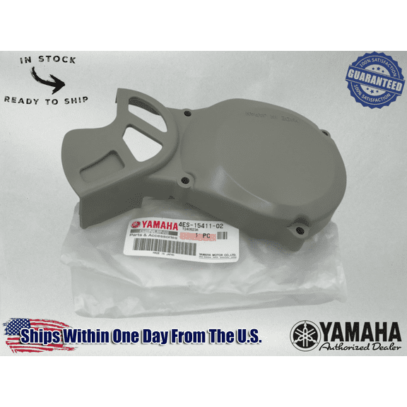 YAMAHA OEM 1993-2024 YZ65 YZ80 YZ85 LH LEFT SPROCKET COVER 4ES-15411-02-00