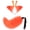 Orange, variant on Realistic Alien Cat Tail and Ear Headband,Halloween Fursuit Cat Kitty Costume,LARP Furry Therian Cat Tail Ears Accessories