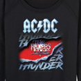 thumbnail image 3 of ACDC - Thunder Repeat Razors Edge - Women's Lightweight French Terry Long Sleeve Shirt, 3 of 5