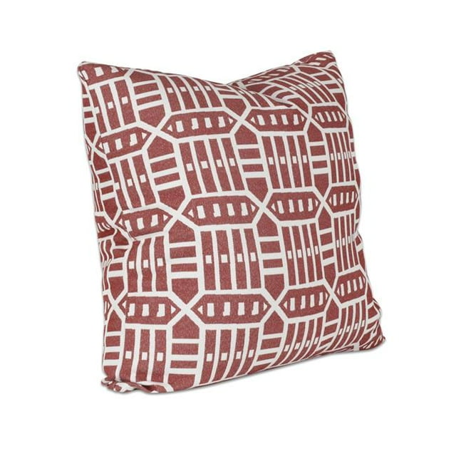 Astella TP24-FA55 24 x 24 Po Pacifica Roland Rouge Lounge Throw Oreiller&44; Rouge