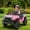 Pink, variant on SOBREMESA 12V Kids Ride on Jeep Car with Parent Remote Control, Battery Powered Electric Vehicle, Forward & Reverse, Spring Suspension, Music & Lights, Black