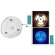 thumbnail image 2 of Lámpara Led con atenuador de presión doble azul/blanco, luz de techo Circular Led de 12-30v CC Compatible con Rv Caravan Moto, 2 of 3