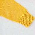 thumbnail image 5 of Sentuca Girls Cardigan Sweater, Long Sleeve Button Down Crewneck Sweater Kids Solid Embroidery Coat Size 9-10Y Yellow, 5 of 7