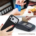 thumbnail image 3 of Phone Case with Card Holder, PU Leather Kickstand Wallet Case for iPhone 12 13 14 15 16 17 Pro Max Plus Air, 3 of 9