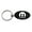 Black, variant on Mopar Oval Key Ring (Black)
