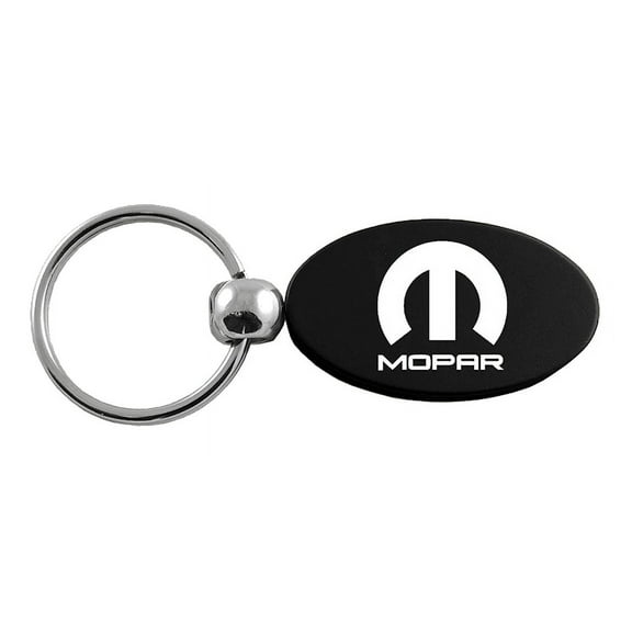 Mopar Oval Key Ring (Black)