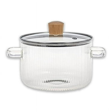 Glass Pots for Cooking on Stove with Lids -Glass Pot Lid- Simmer Potpourri -Clear