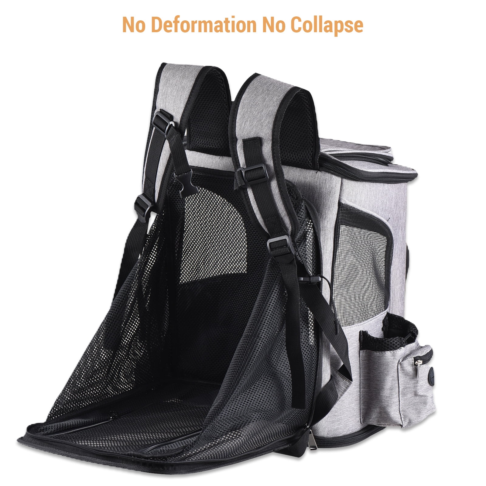 dog backpack carrier Carrying Pet Carrier Backpack for Large Small Cats and Dogs Puppies Safety Features and Cushion Back