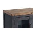 thumbnail image 3 of Martin Svensson Home Bolton 65" TV Stand w/ Electric Fireplace Black and Natural, 3 of 7