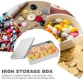 thumbnail image 1 of OUNONA 2 Pcs Silver Coin Kit Box Tinplate Currency Box For Secure Storage In Travel And Business, 1 of 6