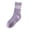 Purple, variant on Pilates Socks for Women Non Slip Striped Grip Socks Yoga Mid Calf Sport Barre Crew Sock Grippy Socks Womens Gifts Blue