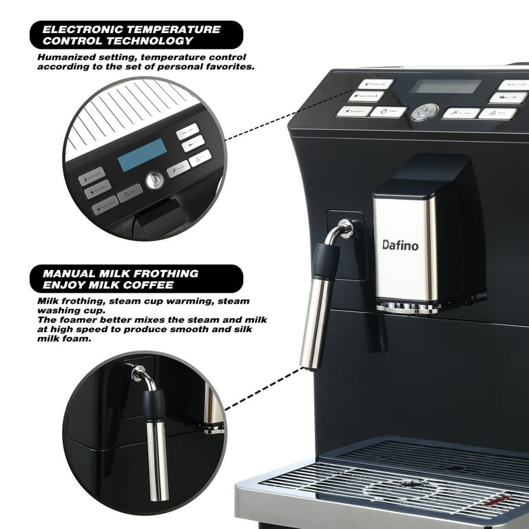 Kolice Fully Automatic Cappuccino Coffee Maker Smart Coffee Machine, With  Milk Frother For Espresso, Latte,Amercino From Kolice, $1,002.52