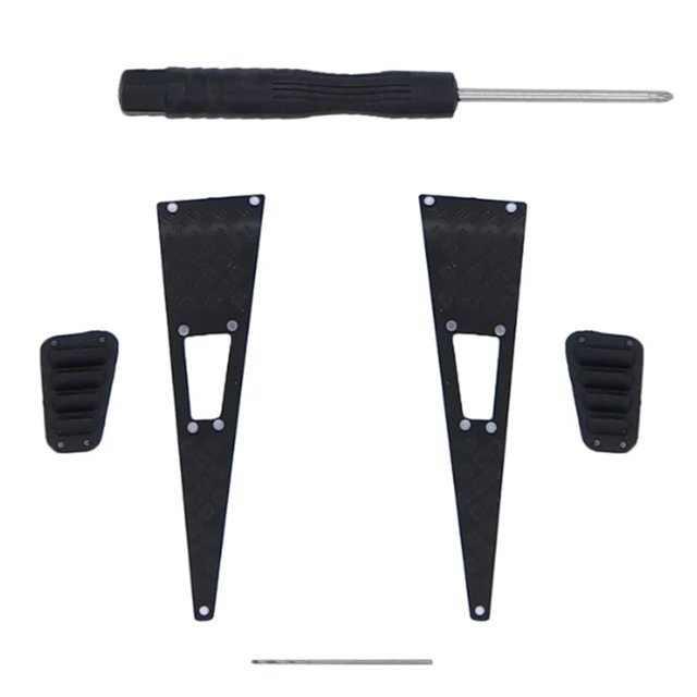 Bewildely RCGOFOLLOW 1x guarnición protectora de aleación de aluminio para 1/18 Rc Garnish Trx4m RC pieza de coche RC accesorios de coche Kits de construcción modelo