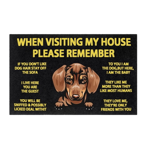 Siberian Chihuahua Doormat Kitchen Bath Dog Interior Monologue Doormat Funny Cute Doormat Door Mat Welcome Friends Doormat Funny Doormat New Home Door Mat