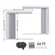 thumbnail image 3 of Fiudx Paneles Laterales para Aire Acondicionado de Ventana, Kit de Aislamiento de Bajo Consumo, Diseño Resistente Al Viento y con Reducción de Ruido, Ideal para Invierno y Verano, Fácil Instalación,, 3 of 3