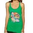 thumbnail image 1 of Wild Bobby Betty Boop Endless Summer Beach the Dog Betty Boop Tri-Blend Racerback Tank Top, Envy, X-Large, 1 of 5