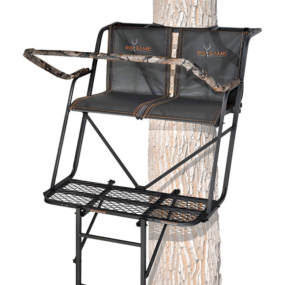 Big Game Grand Support d'Arbre pour Chasse et Escalade de Cerfs avec Siège en Flex-Tek